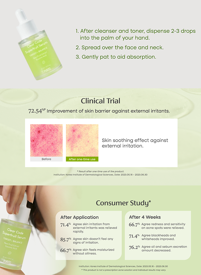 Clear Code Superfruit Serum Duo Set (30ml*2ea)