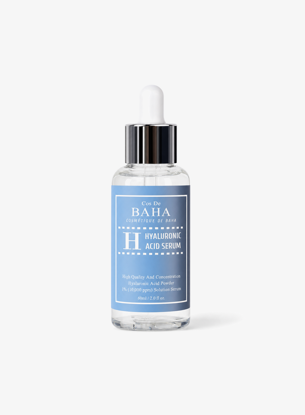 Pure Hyaluronic 1% 10,000 ppm Serum 60ml (H60)