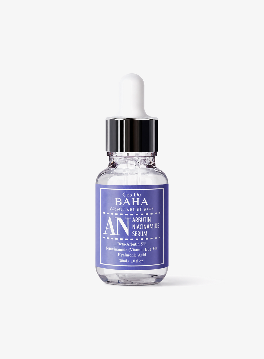 Beta Arbutin 5% Niacinamide 5% Hyaluronic Acid Serum 30ml (AN)