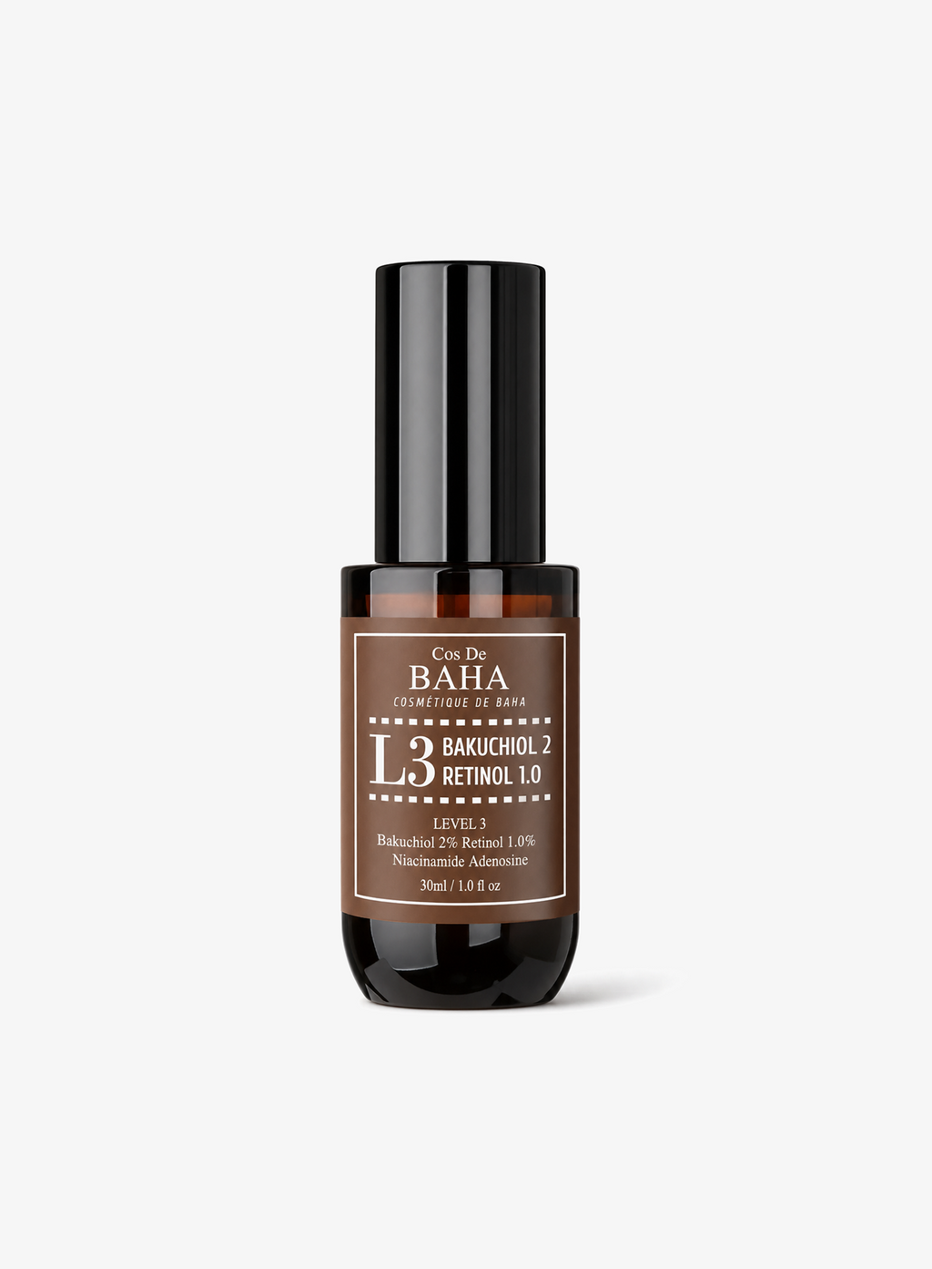 Bakuchiol 2% Retinol 1% Niacinamide Vitamin E Serum 30ml (L3)
