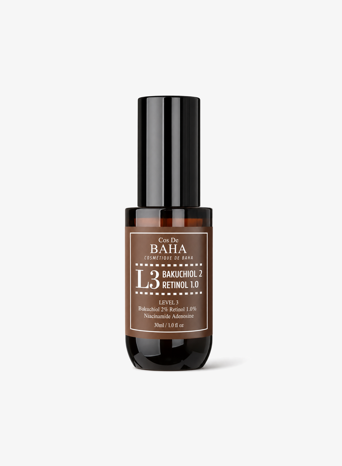 Bakuchiol 2% Retinol 1% Niacinamide Vitamin E Serum 30ml (L3)