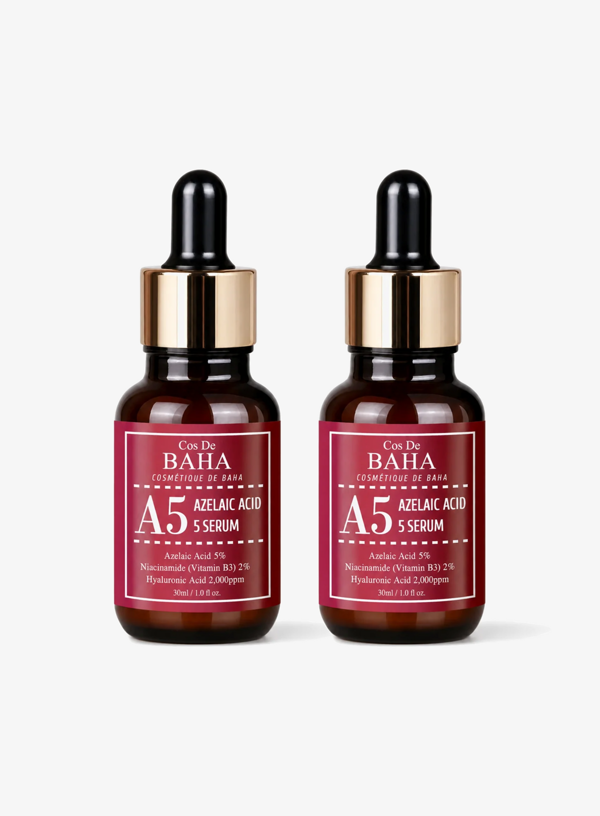 Azelaic Acid 5%, Niacinamide 2% B5 Hyaluronic Acid Serum Duo Set (30ml*2ea) (A5)