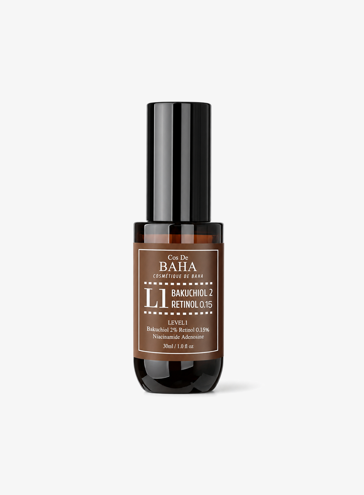 Bakuchiol 2% Retinol 0.15% Niacinamide Vitamin E Serum 30ml (L1)