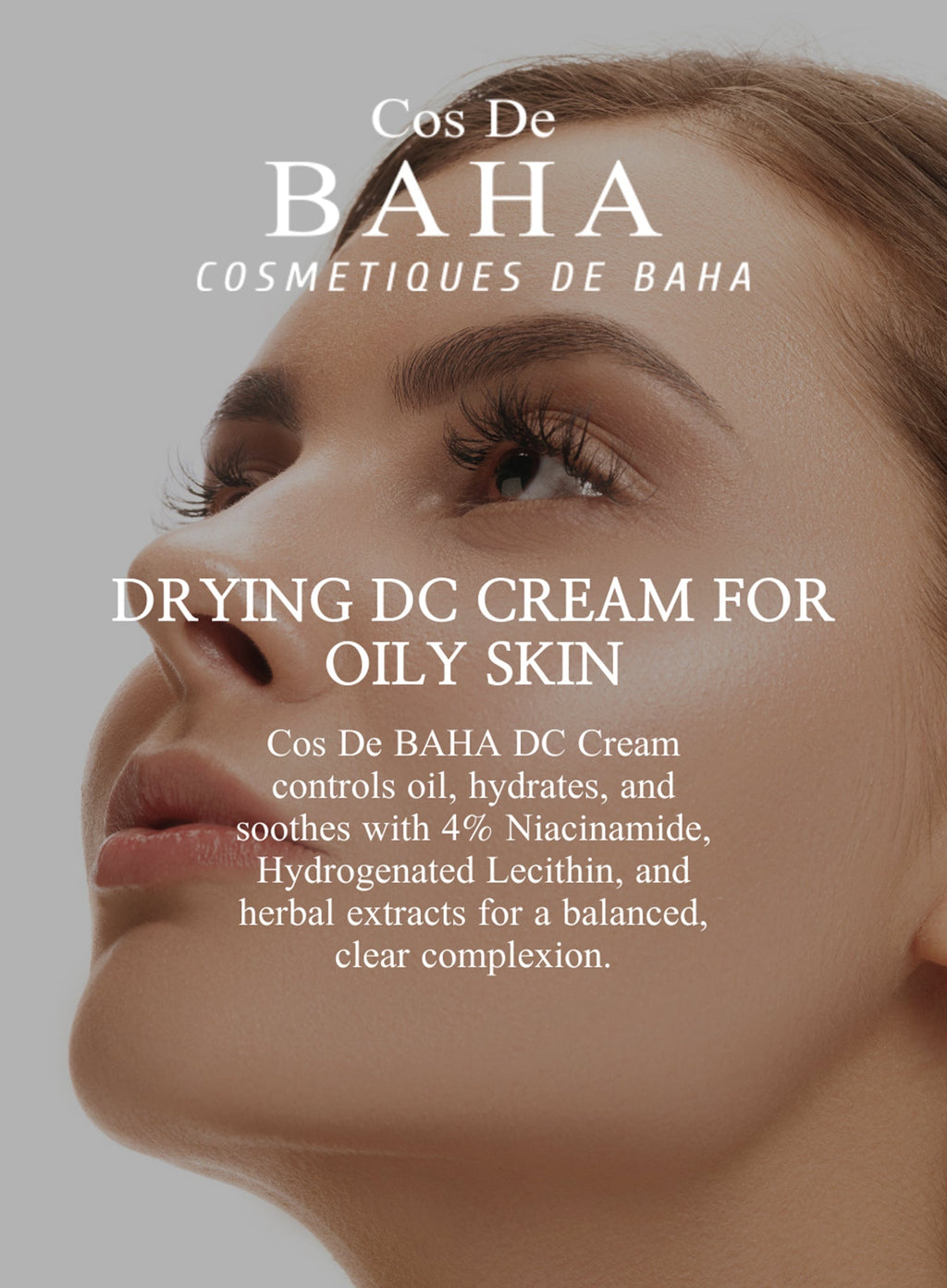 Balacing Skin Oil Level Lecithin Niacinamide caffeine Drying Cream 45ml (DC)