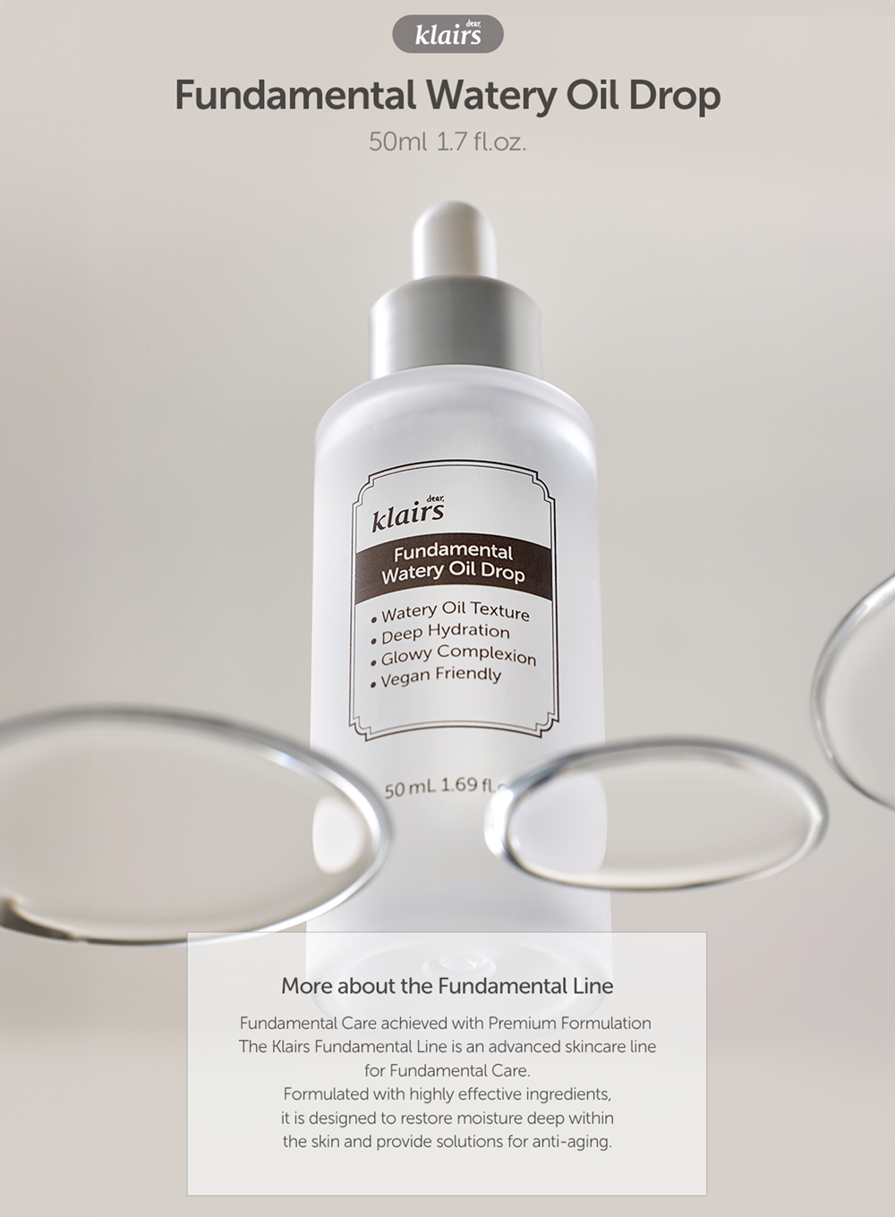 Fundamental Watery Oil Drop (50ml)