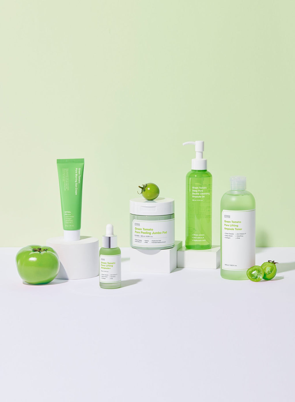 Green Tomato Pore Peeling Jumbo Pad (180ml)