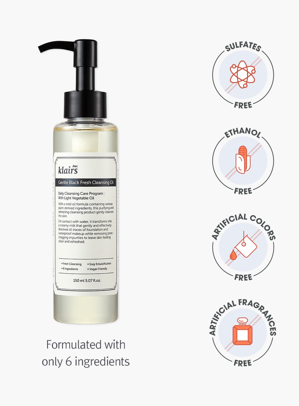 Gentle Black Fresh Cleansing Oil Trio Set (150ml*3ea)