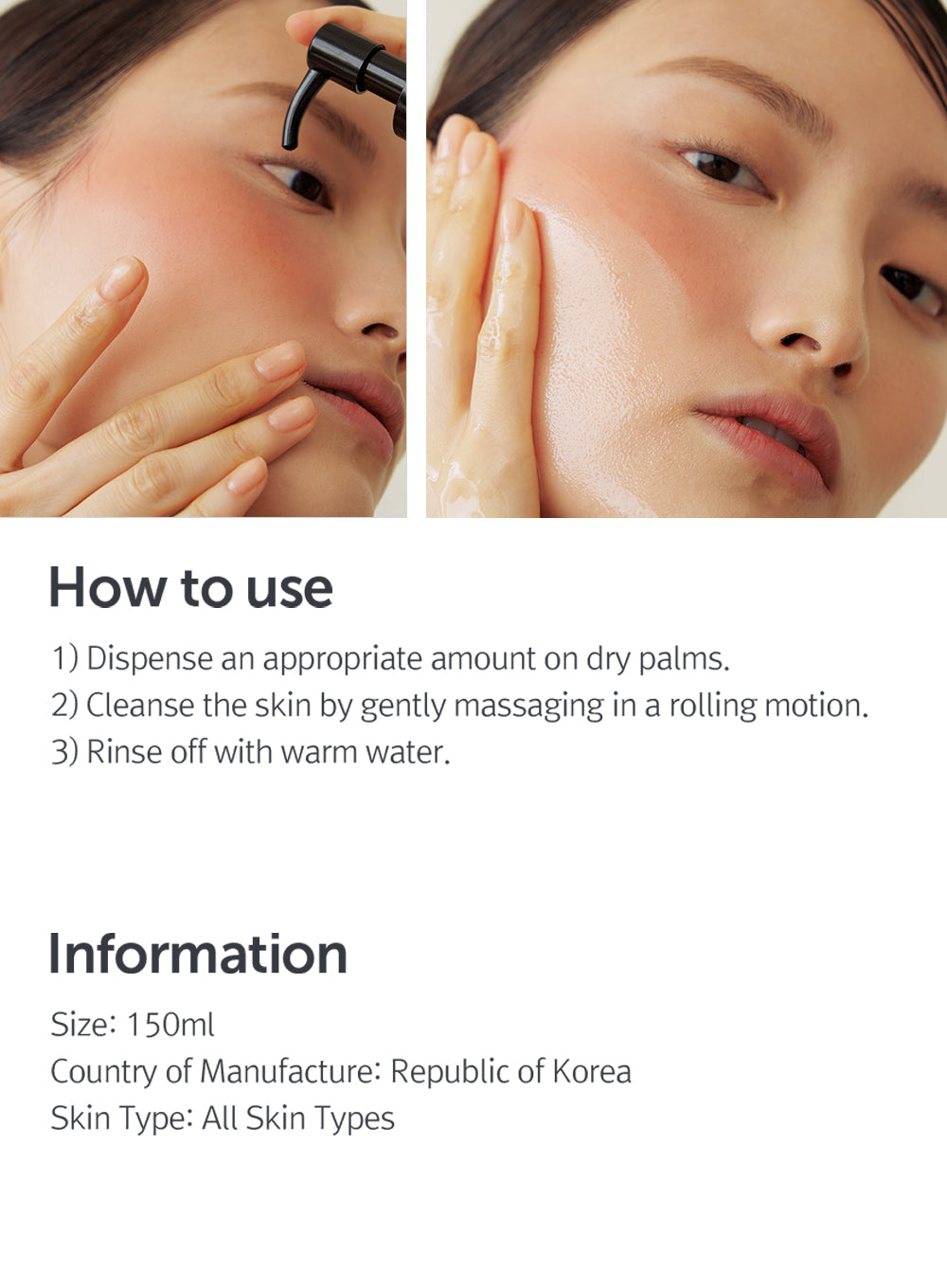 Gentle Black Fresh Cleansing Oil Trio Set (150ml*3ea)