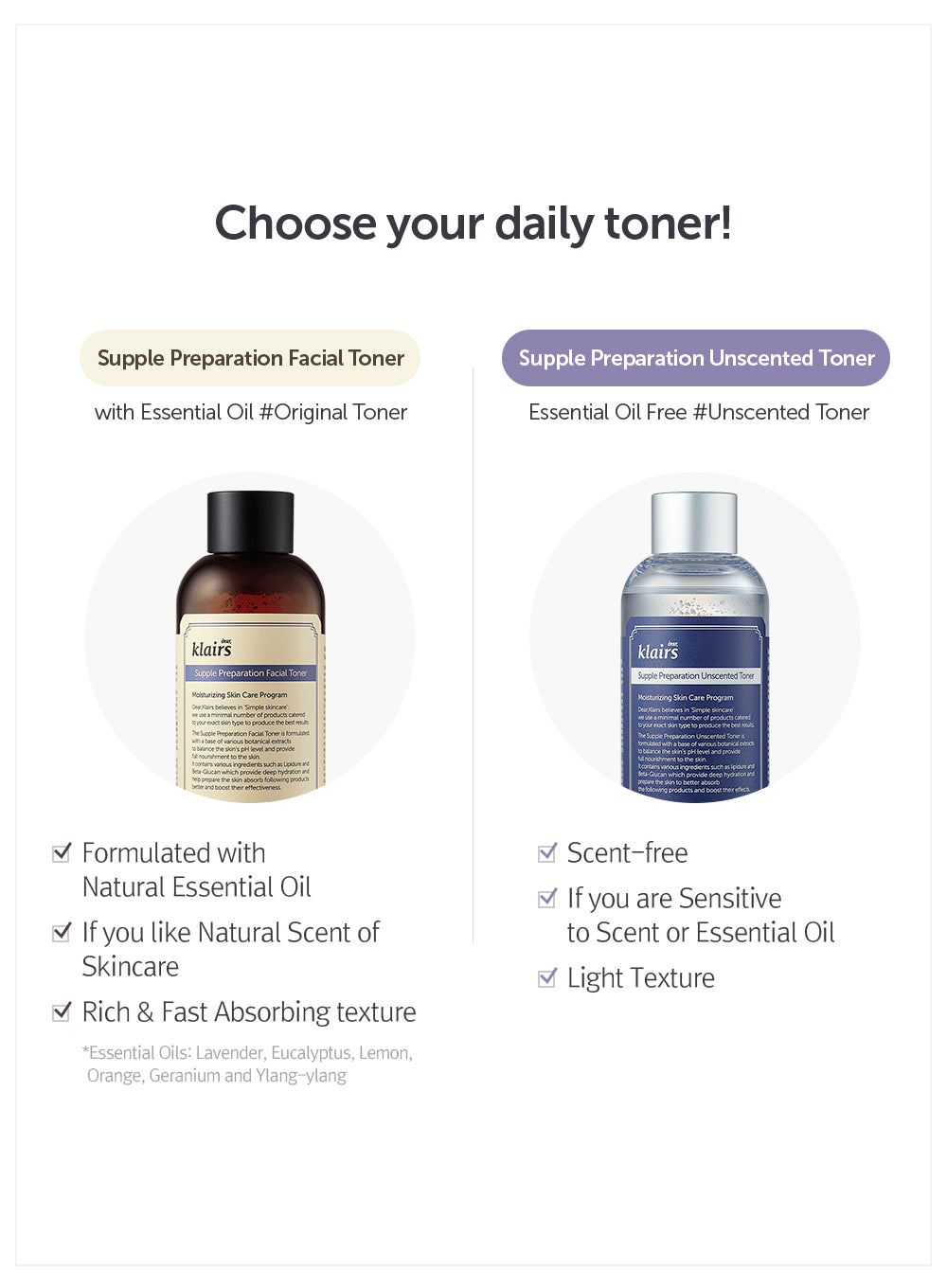 Supple Preparation Facial Toner Trio Set (180ml*3ea)