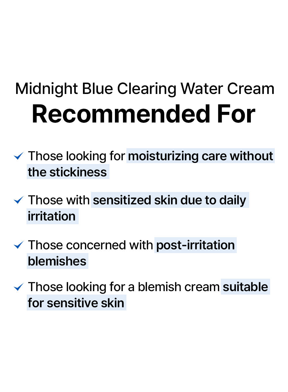 Midnight Blue Clearing Water Cream Duo Set (20g*2ea)