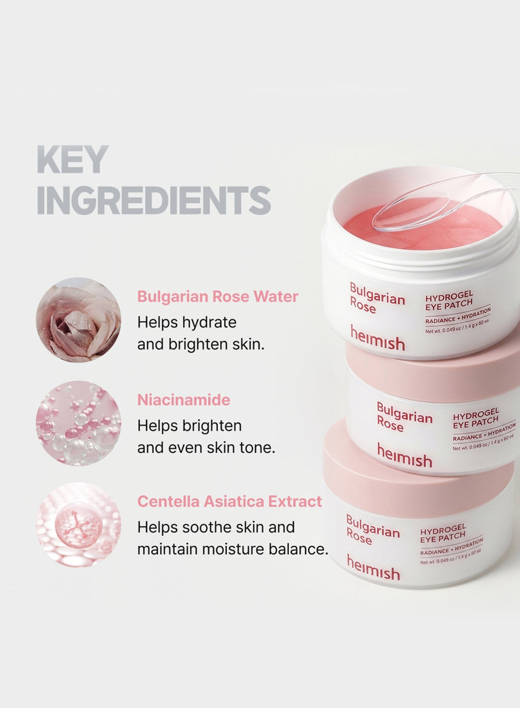 Bulgarian Rose Hydrogel Eye Patch (60ea)