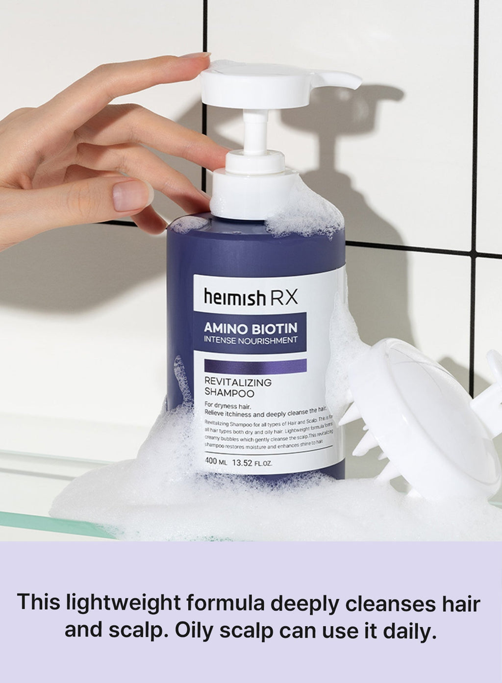 RX Amino Biotin Revitalizing Shampoo (400ml)