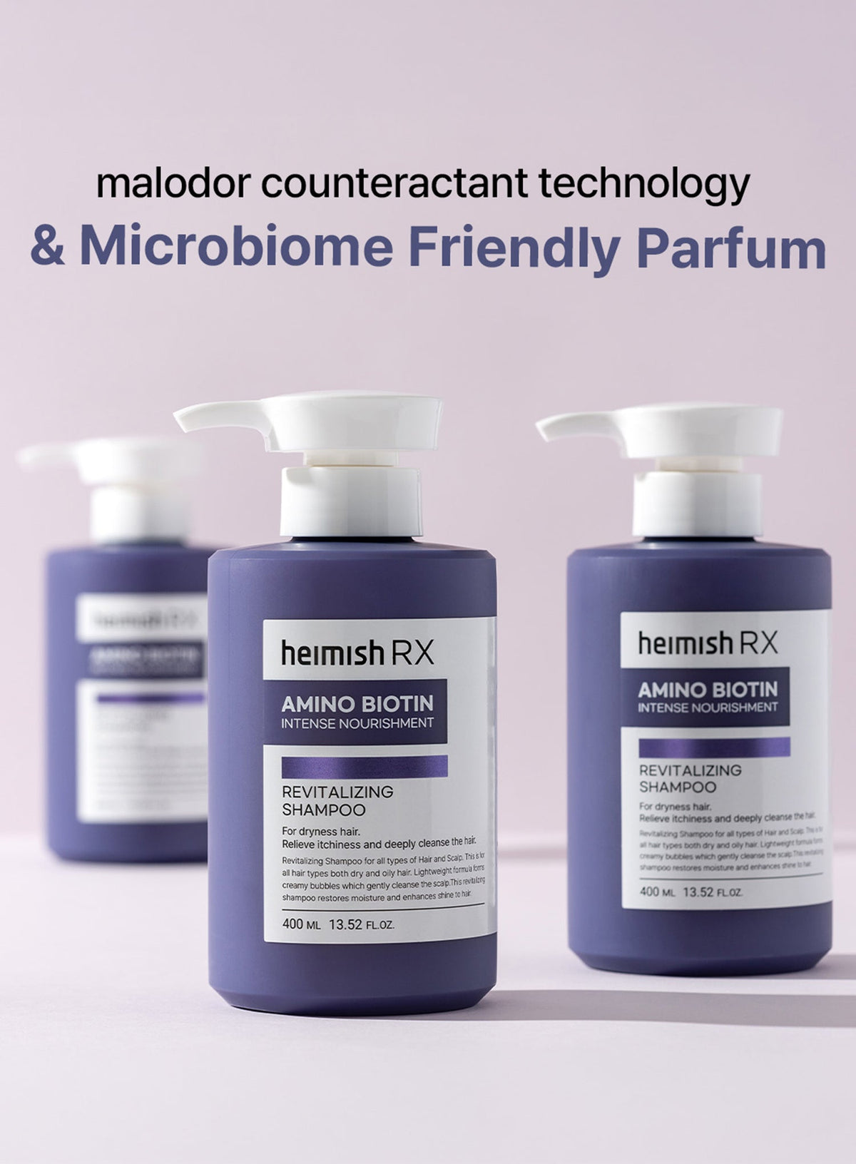RX Amino Biotin Revitalizing Shampoo (400ml)