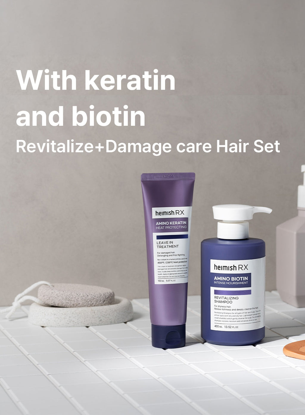 RX Amino Keratin Heat Protecting Leave In Treatment (150ml)