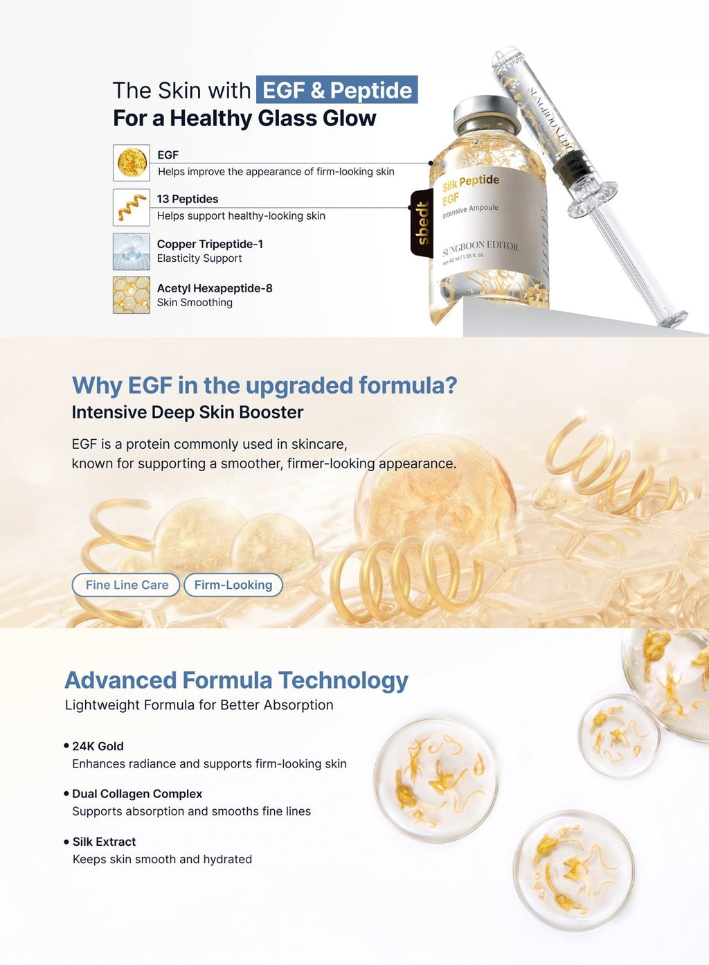 Silk Peptide EGF Intensive Ampoule Duo Set (35ml*2ea)