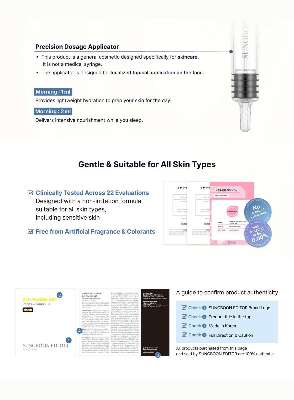 Silk Peptide EGF Intensive Ampoule Trio Set (35ml*3ea)