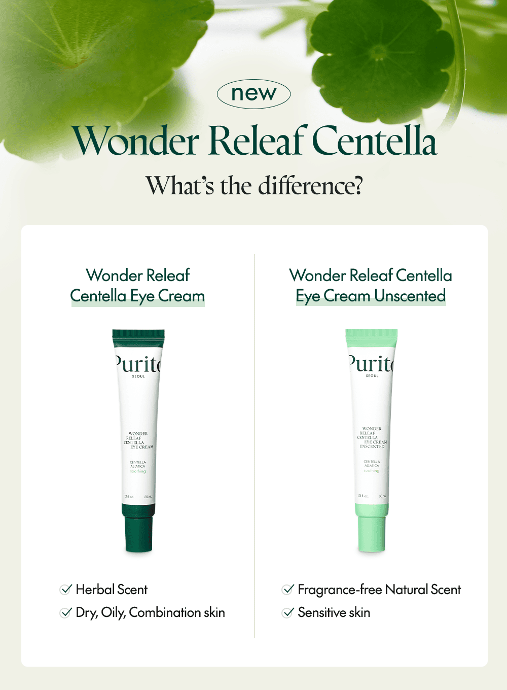 Wonder Releaf Centella Eye Cream Unscented Trio Set (30ml*3ea)