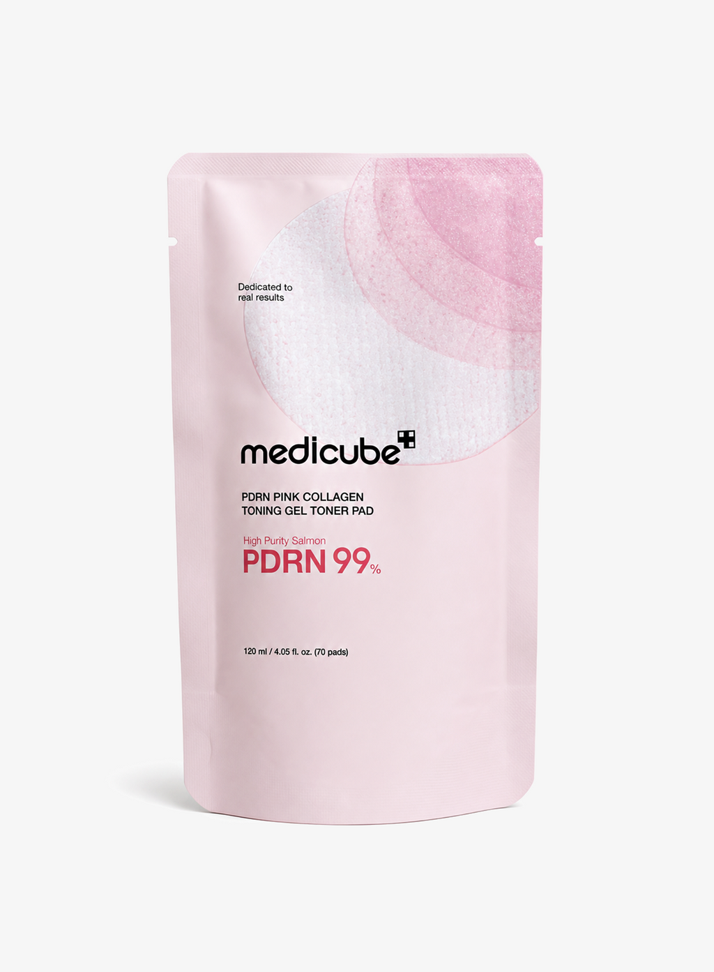 PDRN Pink Collagen Toning Gel Toner Pad (120ml / 70pcs)