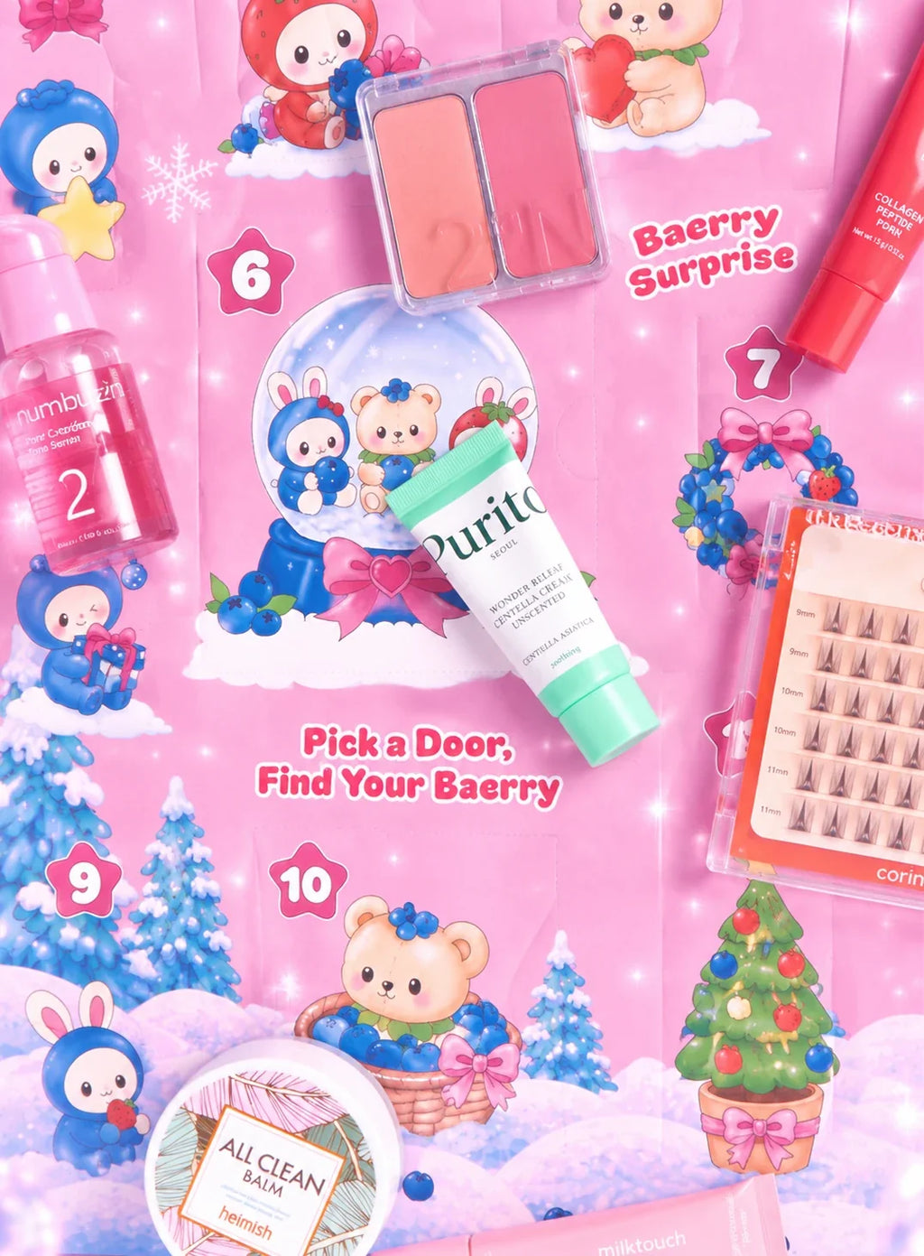 Baerry Magic K-Beauty Advent Calendar 2026 Quartet Set