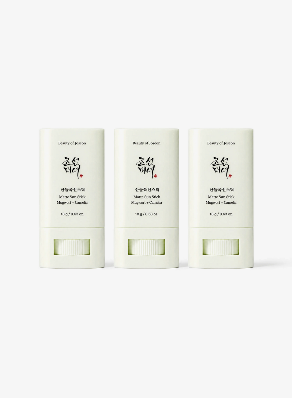 Matte Sun Stick : Mugwort + Camelia Trio Set (18g*3ea)