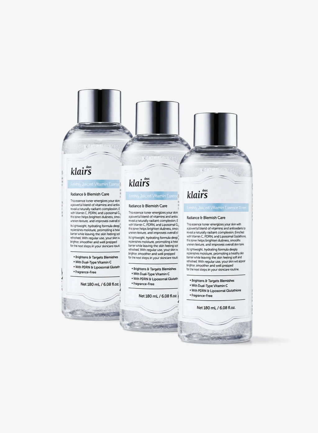 Freshly Juiced Vitamin Essence Toner Trio Set (180ml*3ea)