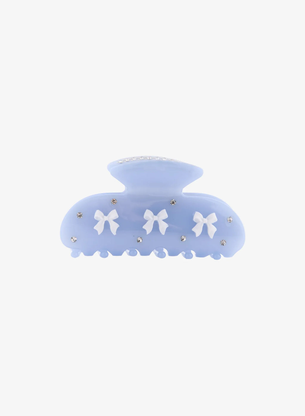 Blue Ribbon Jewel Hair Pin IL530