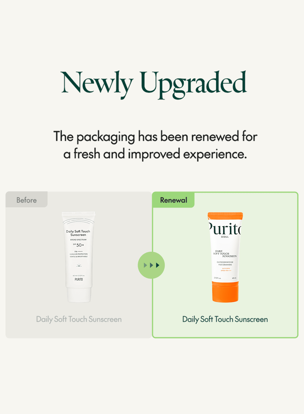 Daily Soft Touch Sunscreen (Renewer) Duo Set (60ml*2ea)