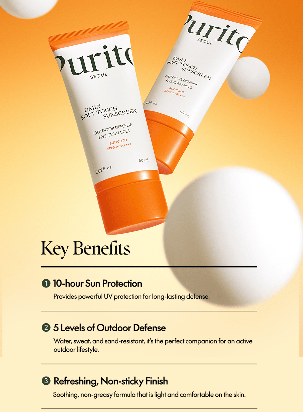 Daily Soft Touch Sunscreen (Renewer) Trio Set (60ml*3ea)