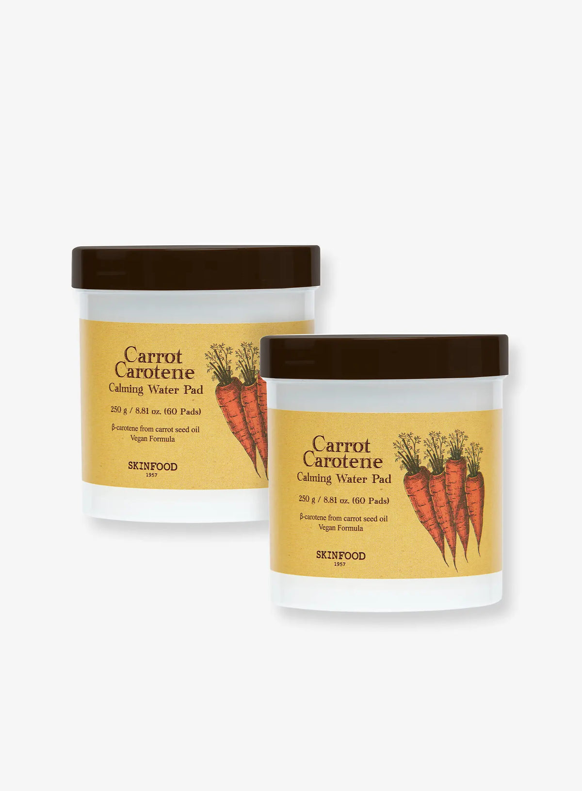 Carrot Carotene Calming Water Pad Duo Set (60ea*2ea)